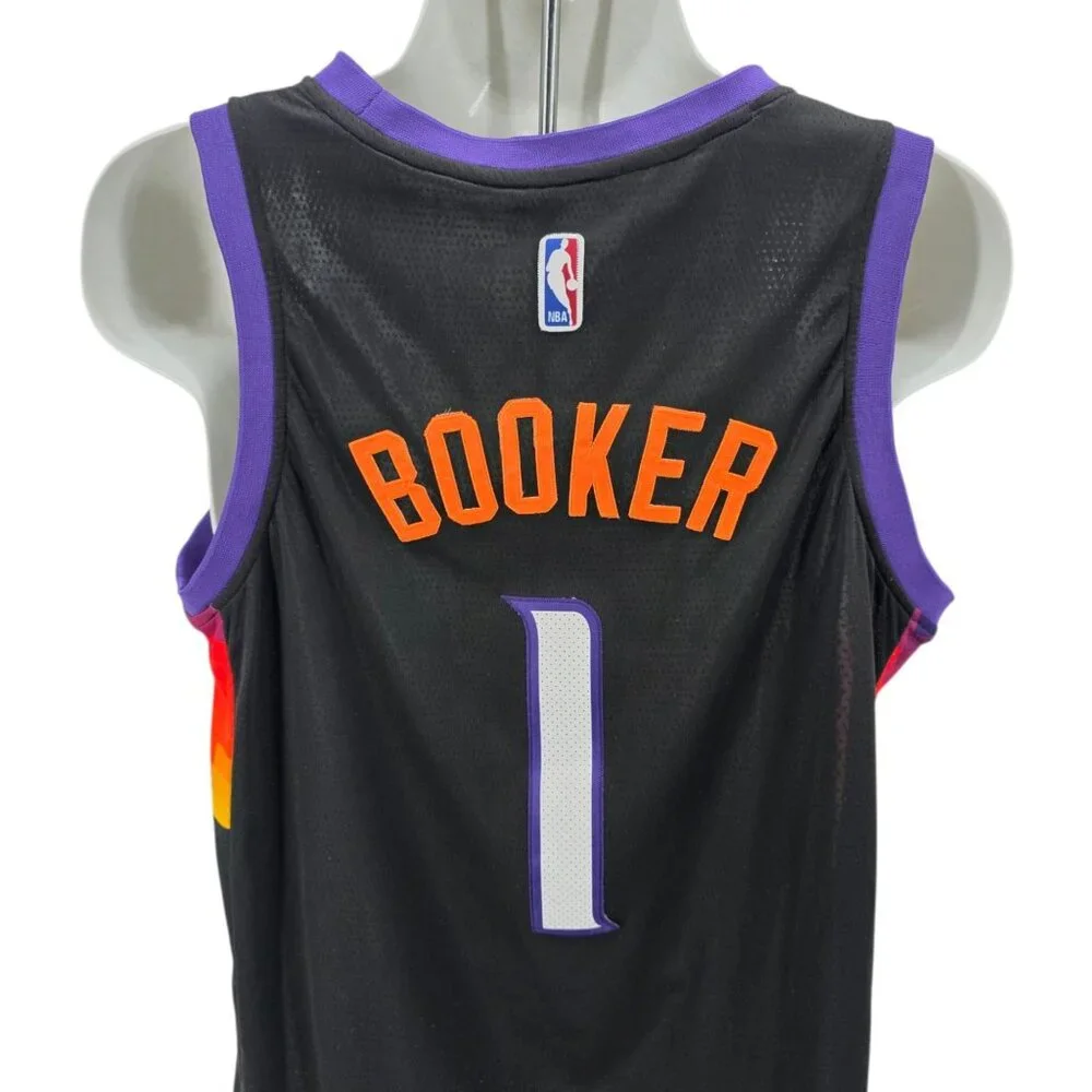 Nike Mens 50 Jersey City Edition Swingman Devin Booker The Valley NBA Multicolor - Picture 5 of 9
